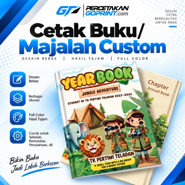 Cetak buku dan company profile di Percetakan GoPrint