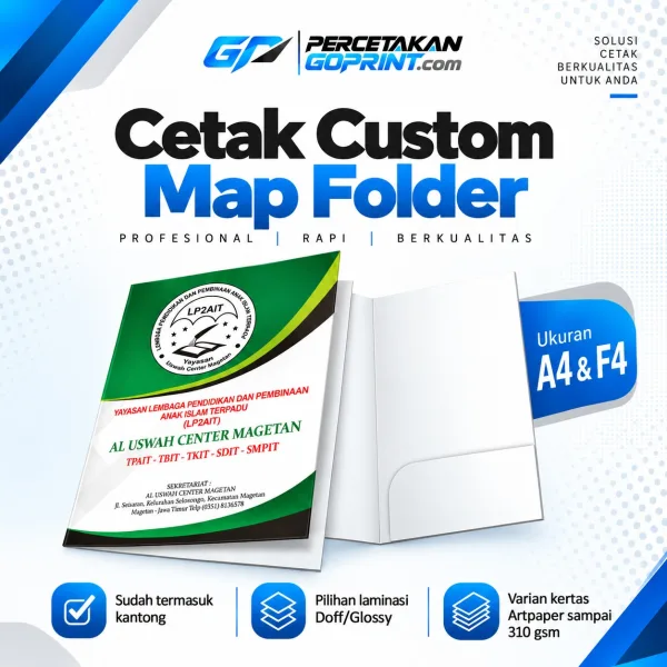 Cetak Map Custom — Map Folder & Map Ijazah, Mulai 50pcs | GoPrint