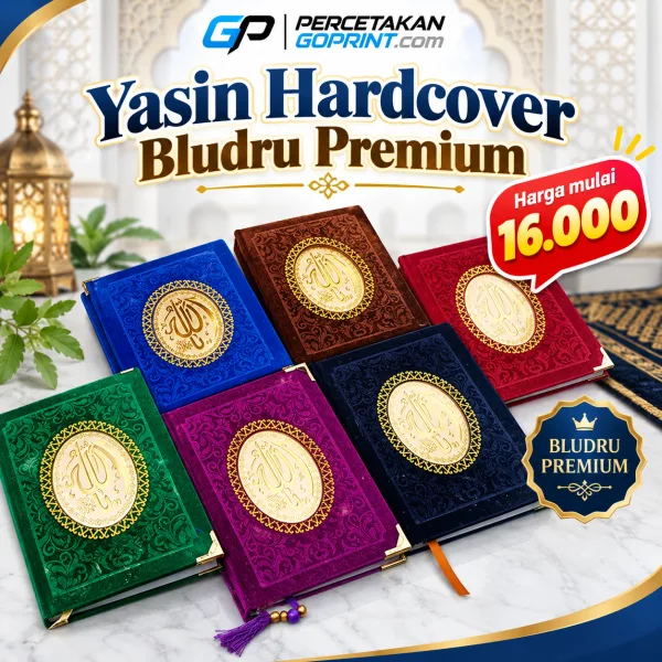 Cetak Buku Yasin Hardcover Custom Foto & Nama | GoPrint Surabaya