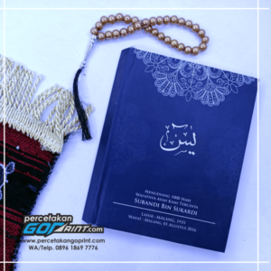 Buku Yasin & Tahlil Hardcover Custom 176 Halaman Artpaper