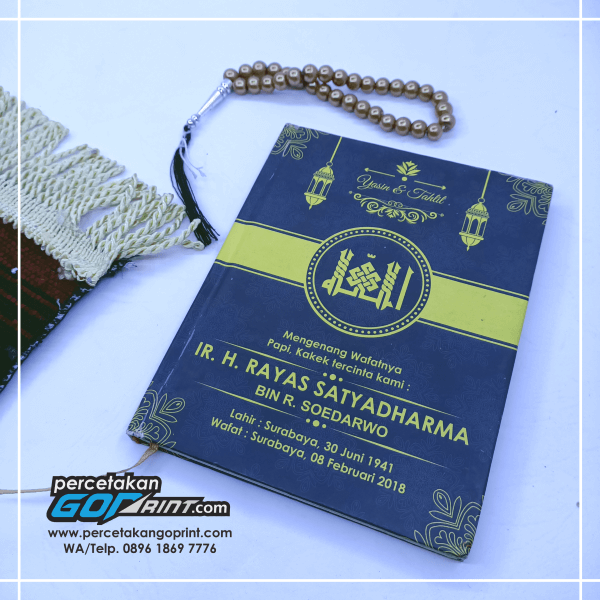 Buku Yasin & Tahlil Hardcover Custom 176 Halaman HVS - Image 4
