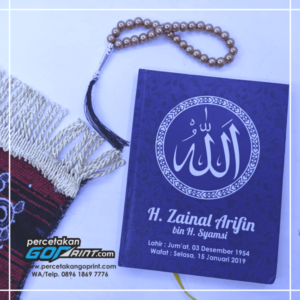 Buku Yasin & Tahlil Hardcover Custom 224 Halaman Artpaper